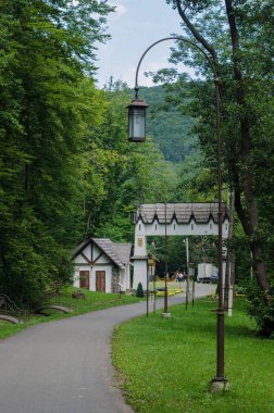 Giriş ve lamba Park Schonborn, Voyevodyno, Ukrayna