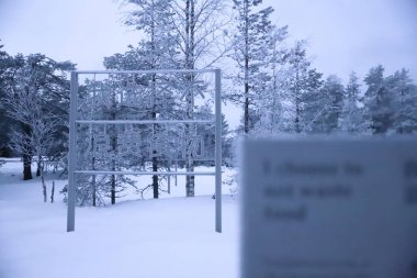Ranua hayvanat bahçesinde çevre kurulumu, Finlandiya