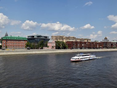 Moskova, Moskova Nehri 'nde vapur, yaz navigasyonu.