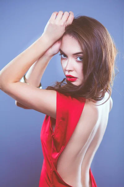 Two young beauty women standing together . Two young beauty wome — Stock Photo, Image