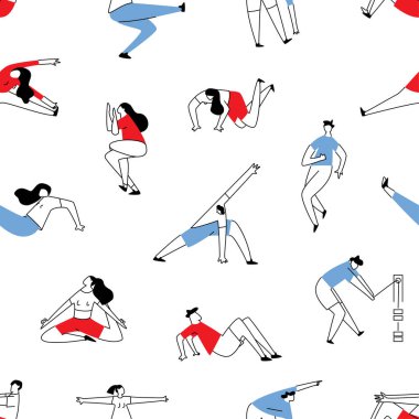 Kusursuz spor. İnsanları çalıştırıyor. Eğitimli erkek ve kadınlar