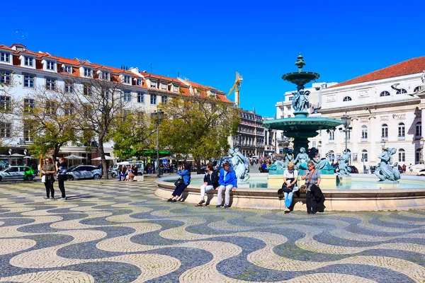 Lisboa, Portugal Rossio Square — Foto de Stock