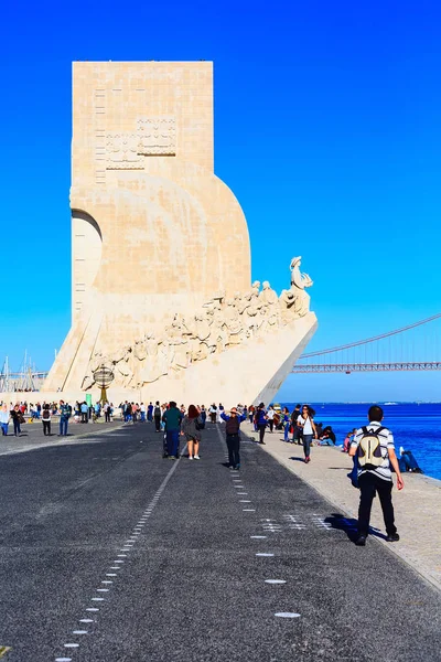 Lisbon, Portugal Monument to the Discoveries — Stock Photo, Image