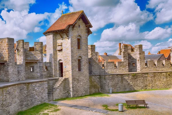 Gravensteen castle inside view in Ghent, Belgium — Stock Photo, Image