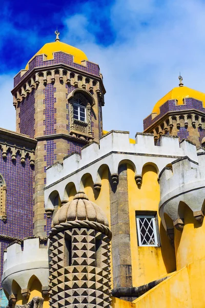 Sintra, Portekiz simgesi, Pena Sarayı — Stok fotoğraf