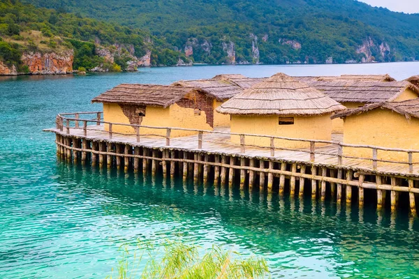 Bay of Bones, Lake Ohrid, Republic of Macedonia — Stock Photo, Image