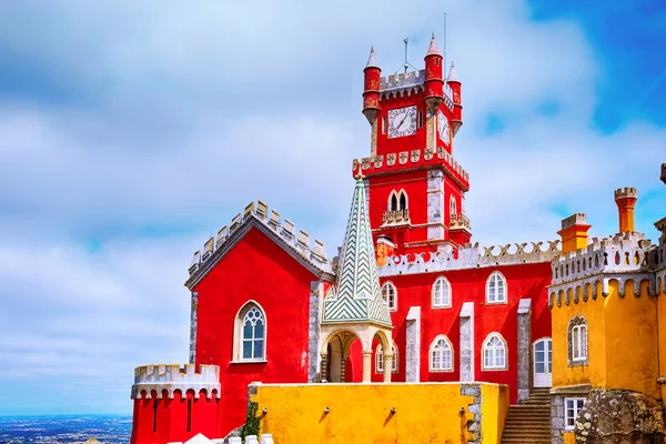 Sintra, Portugalia punkt orientacyjny, Pałac Pena — Zdjęcie stockowe