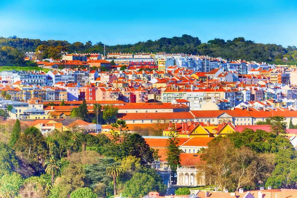 ポルトガル、リスボンのパノラマ ビュー — ストック写真
