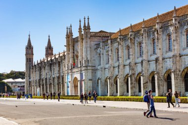 Lizbon, Portekiz 'deki Jeronimos Manastırı.