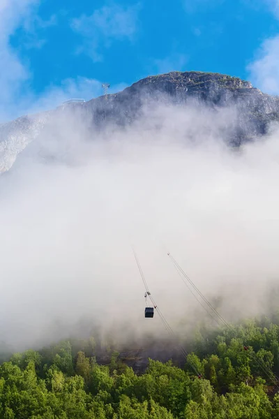 挪威, Loen Skylift 以上 Nordfjord — 图库照片