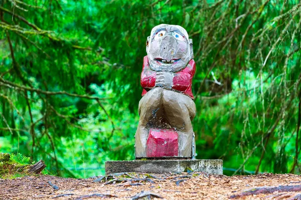 Estátua de um troll tradicional na Noruega — Fotografia de Stock