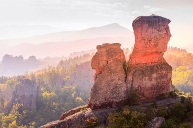 Cliff numara yakın hazır, Belogradchik, Bulgaristan