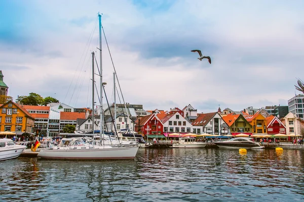 Stavanger, Noruega vista para a cidade — Fotografia de Stock