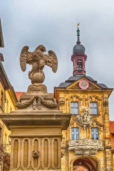 德国班贝格Altes Rathaus市政厅 — 图库照片