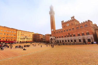 Siena, Campo Meydanı Piazza del Campo, İtalya