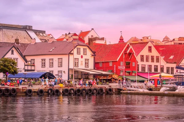 Stavanger, Noruega vista do centro da cidade — Fotografia de Stock