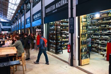Portekiz, Lizbon 'da gıda pazarı Mercado da Ribeira