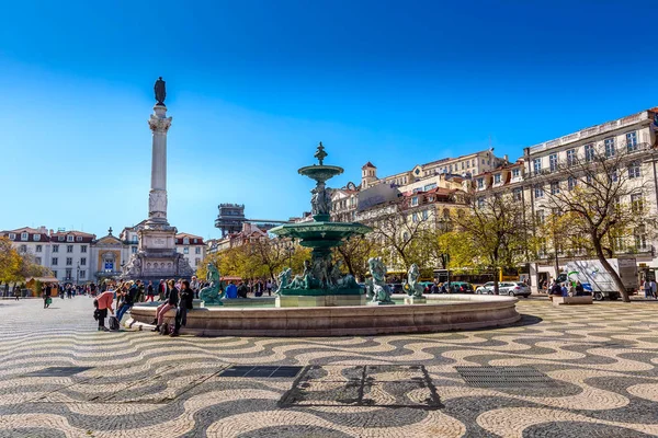 Lisboa, Portugal Rossio Square — Foto de Stock