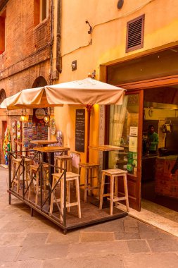 Sokak Görünümü'nde Siena, İtalya