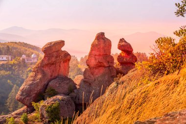 Cliff numara yakın hazır, Belogradchik, Bulgaristan