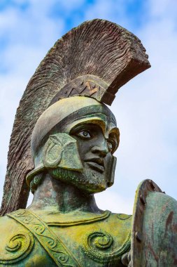Leonidas heykeli, Sparta, Yunanistan