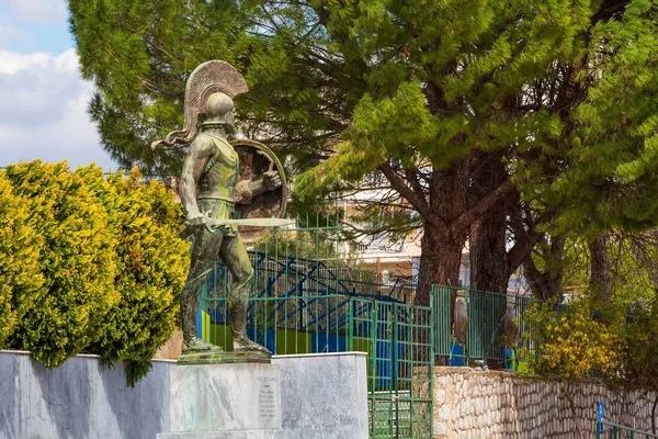 Leonidas heykeli, Sparta, Yunanistan