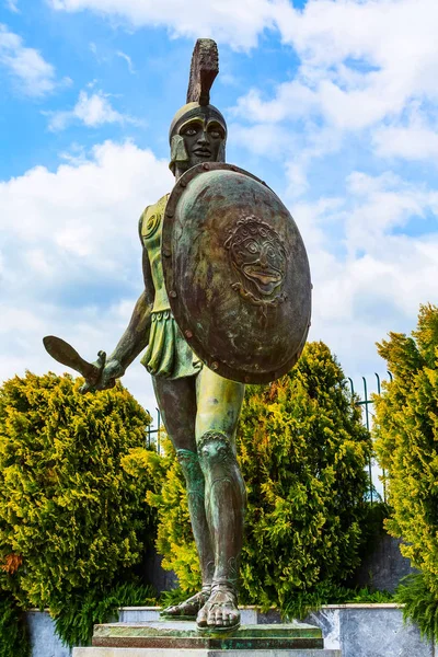 Statue de Léonidas, Sparte, Grèce — Photo