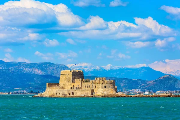 Fortaleza Bourtzi, Nafplio, Grecia — Foto de Stock