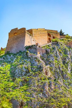 Tepede Palamidi Kalesi, Nafplion, Yunanistan