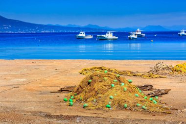 Balıkçı tekneleri-Messinia, Yunanistan
