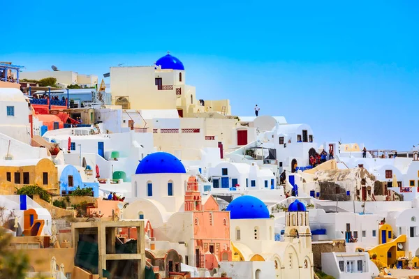 Oia Village in Santorini Eiland in Griekenland — Stockfoto