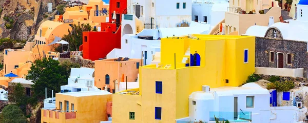 Oia Village en la isla de Santorini en Grecia —  Fotos de Stock