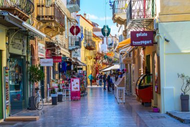Nafplio, Yunanistan sokak manzarası