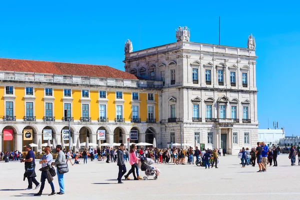 Praca do Comercio en Lisboa, Portugal — Foto de Stock