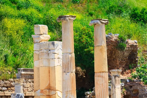 Close-up old ruins of Ephesus, Turkey — Stock Photo, Image