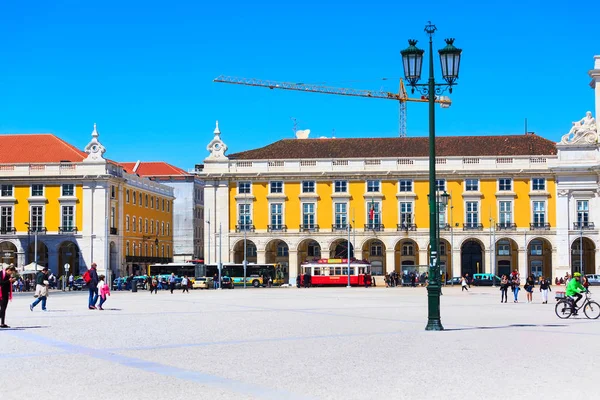 Praca do Comercio en Lisboa, Portugal — Foto de Stock