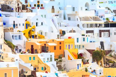 santorini Island, Yunanistan Oia Köyü