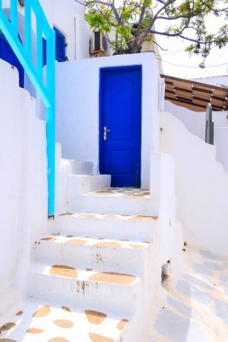 Yunan beyaz ve mavi evi, Yunanistan, Kiklad