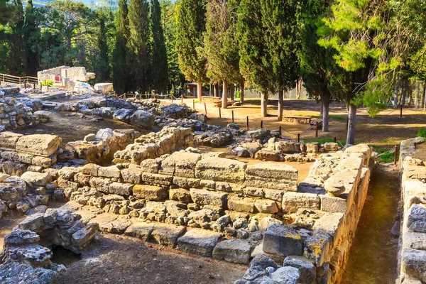 Cnosso, rovine di Creta del palazzo minoico, Grecia — Foto Stock