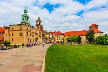 Krakow, Polonya, Wawel Kraliyet Kalesi