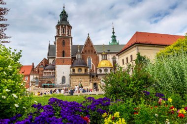 Krakow, Polonya, Wawel Kraliyet Kalesi