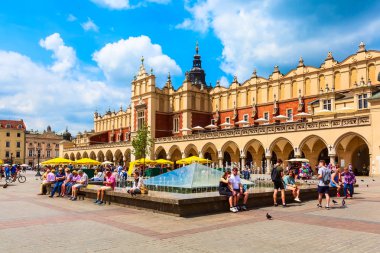 Krakow, Polonya ana pazar meydanı, Cloth Hall
