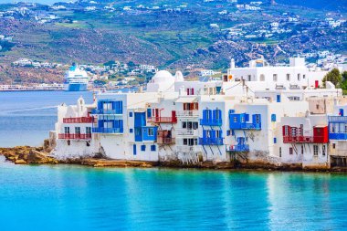 Yunan Küçük Venedik, Mikonos, Yunanistan
