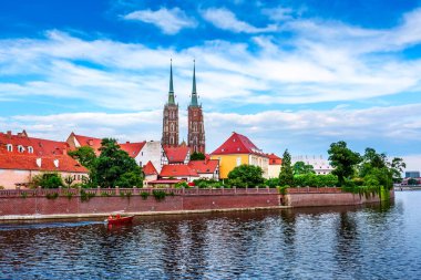 Wroclaw, Polonya Ostrow Tumski Adası