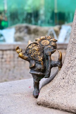 Cüce heykeli, Wroclaw, Polonya