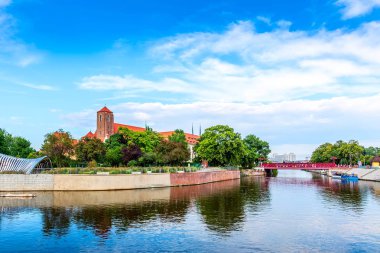Wroclaw, Polonya Ostrow Tumski Adası
