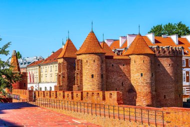 Varşova, Polonya Barbican veya Barbakan