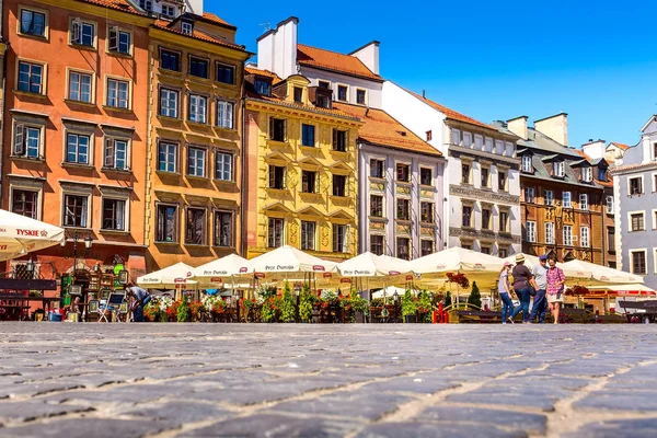 Varsovie, capitale de la Pologne, Place du marché — Photo