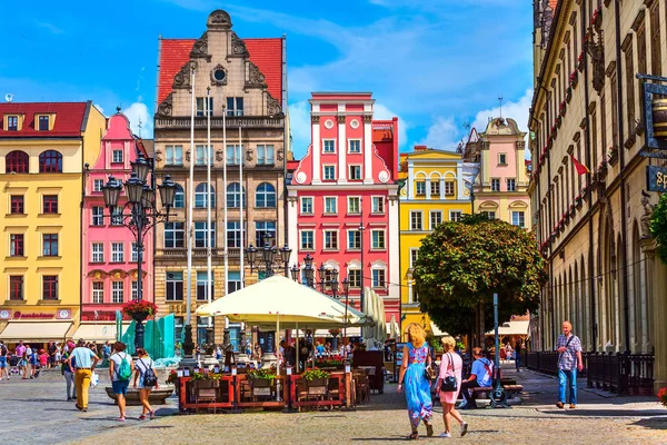 Wroclaw, Pologne Rynek Market Square — Photo