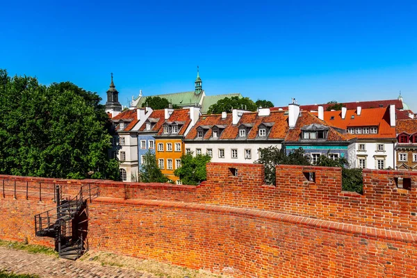 Varşova, Polonya Barbakan Duvarı ve şehir manzarası